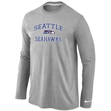 Nike Seattle Seahawks Heart & Soul Long Sleeve T-Shirt Grey inbean