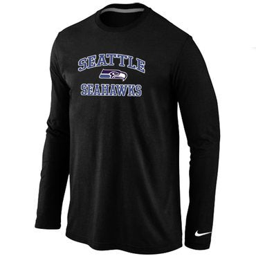 Nike Seattle Seahawks Heart & Soul Long Sleeve T-Shirt Black inbean