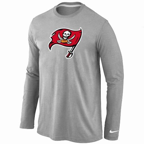 Nike Tampa Bay Buccaneers Logo Long Sleeve T-Shirt Grey inbean