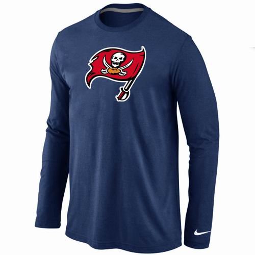 Nike Tampa Bay Buccaneers Logo Long Sleeve T-Shirt D.Blue inbean