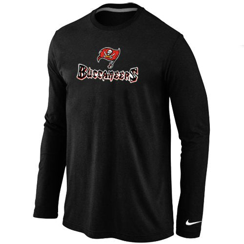 Nike Tampa Bay Buccaneers Authentic Logo Long Sleeve T-Shirt Black inbean