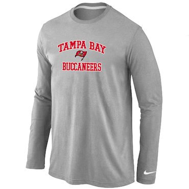 Nike Tampa Bay Buccaneers Heart & Soul Long Sleeve T-Shirt Grey inbean