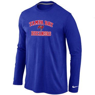 Nike Tampa Bay Buccaneers Heart & Soul Long Sleeve T-Shirt Blue inbean