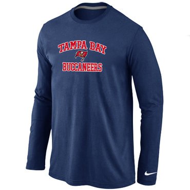 Nike Tampa Bay Buccaneers Heart & Soul Long Sleeve T-Shirt D.Blue inbean