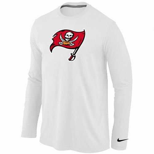 Nike Tampa Bay Buccaneers Logo Long Sleeve T-Shirt WHITE inbean