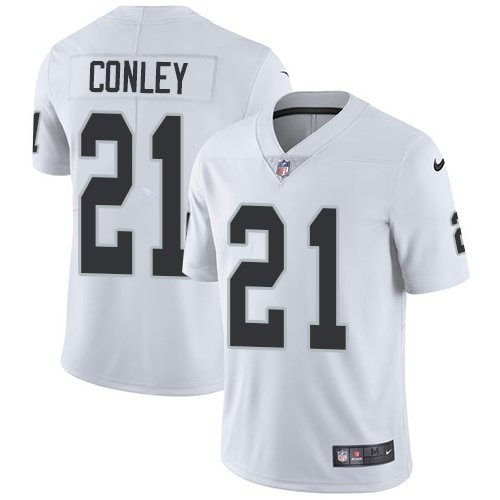 Nike Raiders #21 Gareon Conley White Youth Stitched NFL Vapor Untouchable Limited Jersey inbean