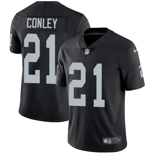 Nike Raiders #21 Gareon Conley Black Team Color Youth Stitched NFL Vapor Untouchable Limited Jersey inbean