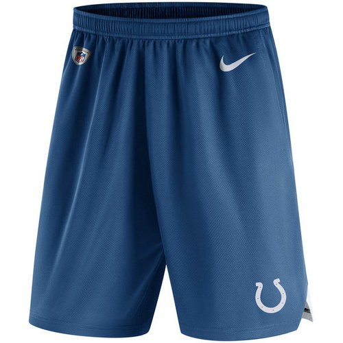 Men's Indianapolis Colts Nike Royal Knit Performance Shorts inbean