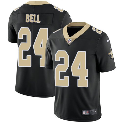 Kids Nike Saints 24 Vonn Bell Black Team Color Stitched NFL Vapor Untouchable Limited Jersey inbean