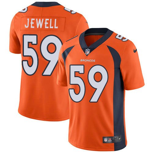 Youth Nike Broncos 59 Josey Jewell Orange Team Color Stitched NFL Vapor Untouchable Limited Jersey inbean