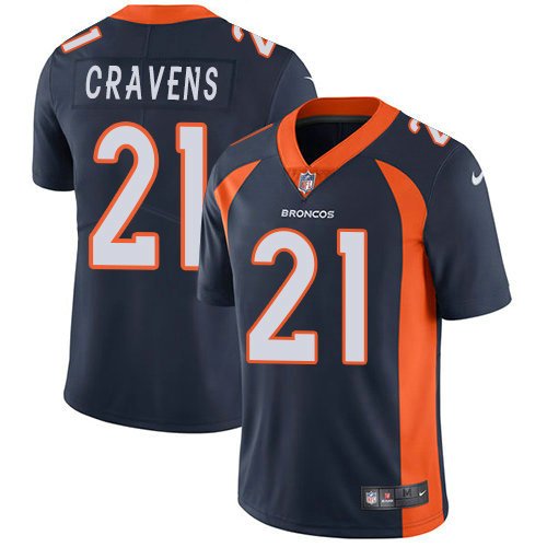 Youth Nike Broncos 21 Su'a Cravens Navy Blue Alternate Stitched NFL Vapor Untouchable Limited Jersey inbean