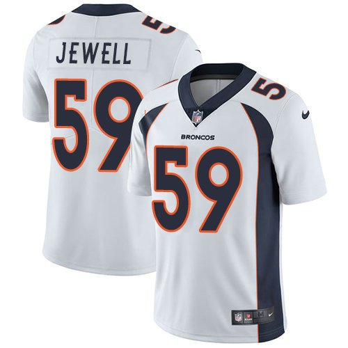 Youth Nike Broncos 59 Josey Jewell White Stitched NFL Vapor Untouchable Limited Jersey inbean