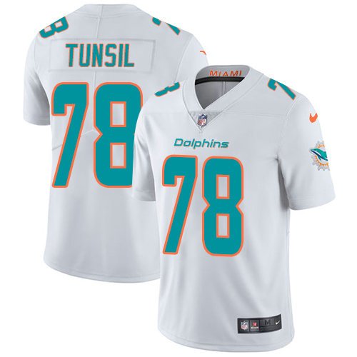 Youth Nike Dolphins 78 Laremy Tunsil White Stitched NFL Vapor Untouchable Limited Jersey inbean