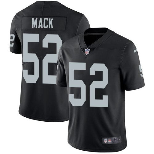 Youth Nike Oakland Raiders 52 Khalil Mack Black Team Color Stitched NFL Vapor Untouchable Limited Jersey inbean