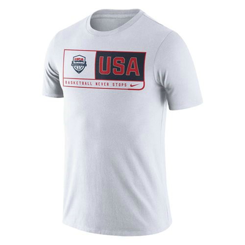 Team USA Basketball Nike Team Dri-FIT T-Shirt White inbean