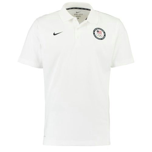 Team USA Nike Varsity Dri-FIT Polo White inbean