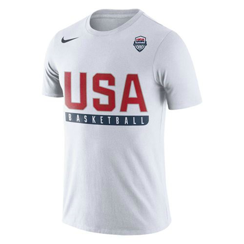 Team USA Basketball Nike Practice Dri-FIT T-Shirt White inbean