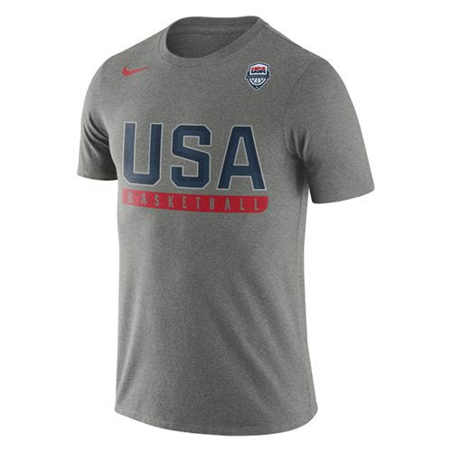 Team USA Basketball Nike Practice Dri-FIT T-Shirt Gray inbean