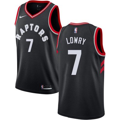 Youth Toronto Raptors #7 Kyle Lowry Black NBA Swingman Statement Edition Jersey inbean