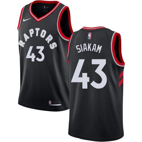 Youth Toronto Raptors #43 Pascal Siakam Black Basketball Swingman Statement Edition Jersey inbean