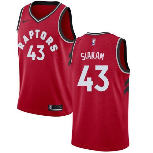 Youth Toronto Raptors #43 Pascal Siakam Red Basketball Swingman Icon Edition Jersey inbean