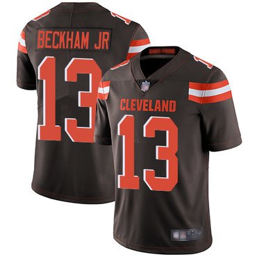 Youth Nike Cleveland Browns #13 Odell Beckham Jr Brown Vapor Untouchable Limited Jersey inbean