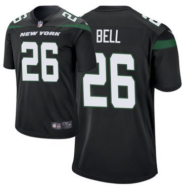 Youth Nike Jets 26 Le'Veon Bell Black New 2019 Vapor Untouchable Limited Jersey inbean