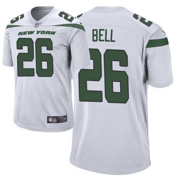 Youth Nike Jets 26 Le'Veon Bell White New 2019 Vapor Untouchable Limited Jersey inbean