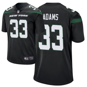 Youth Nike Jets 33 Jamal Adams Black New 2019 Vapor Untouchable Limited Jersey inbean