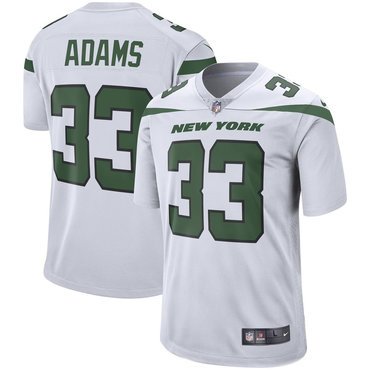 Youth Nike Jets 33 Jamal Adams White New 2019 Vapor Untouchable Limited Jersey inbean