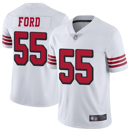 49ers #55 Dee Ford White Rush Youth Stitched Football Vapor Untouchable Limited Jersey inbean