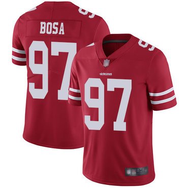 49ers #97 Nick Bosa Red Team Color Youth Stitched Football Vapor Untouchable Limited Jersey inbean