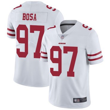 49ers #97 Nick Bosa White Youth Stitched Football Vapor Untouchable Limited Jersey inbean