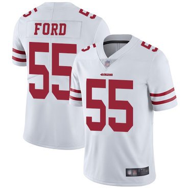 49ers #55 Dee Ford White Youth Stitched Football Vapor Untouchable Limited Jersey inbean