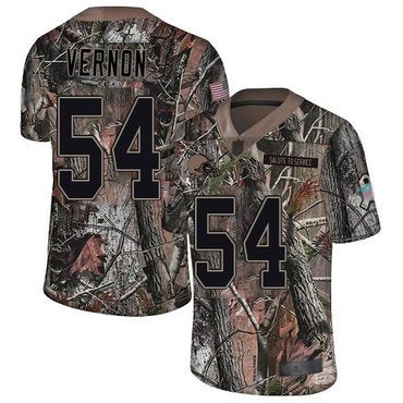 Browns #54 Olivier Vernon Camo Youth Stitched Football Limited Rush Realtree Jersey inbean