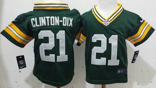 Nike Green Bay Packers #21 Ha Ha Clinton-Dix Green Toddlers Jersey inbean