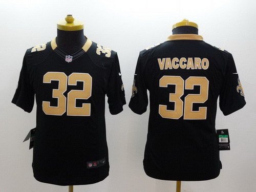 Nike New Orleans Saints #32 Kenny Vaccaro Black Limited Kids Jersey inbean