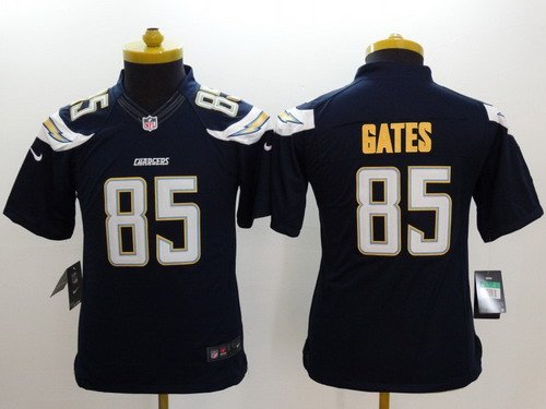 Nike San Diego Chargers #85 Antonio Gates 2013 Navy Blue Limited Kids Jersey inbean