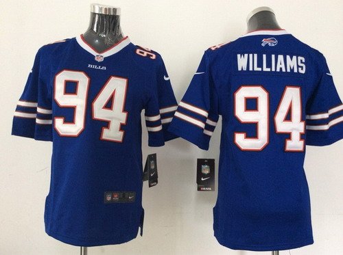 Nike Buffalo Bills #94 Mario Williams 2013 Light Blue Game Kids Jersey inbean