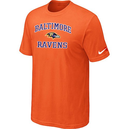 Baltimore Ravens Heart & Soull Orange T-Shirt inbean