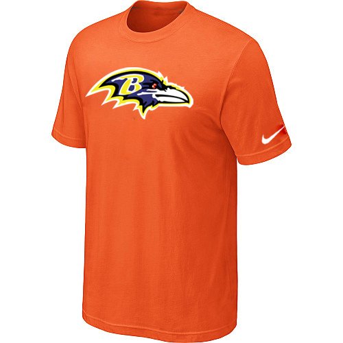 Baltimore Ravens Sideline Legend Authentic Logo T-Shirt Orange inbean