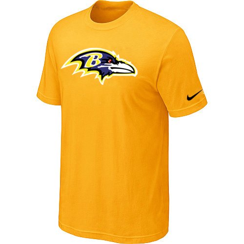 Baltimore Ravens Sideline Legend Authentic Logo T-Shirt Yellow inbean