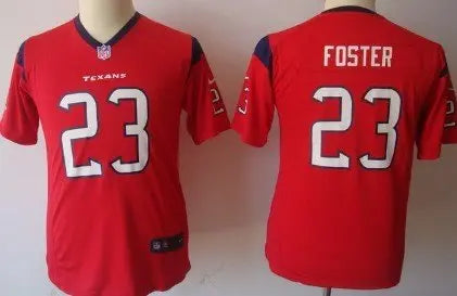 Nike Houston Texans #23 Arian Foster Red Game Kids Jersey inbean