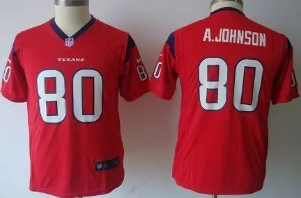 Nike Houston Texans #80 Andre Johnson Red Game Kids Jersey inbean