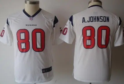 Nike Houston Texans #80 Andre Johnson White Game Kids Jersey inbean