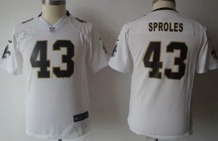 Nike New Orleans Saints #43 Darren Sproles Black White Kids Jersey inbean