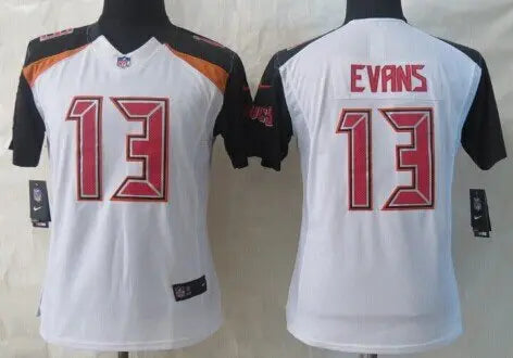 Nike Tampa Bay Buccaneers #13 Mike Evans 2014 White Limited Womens Jersey inbean