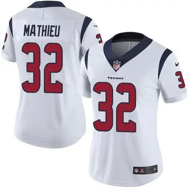 Nike Texans #32 Tyrann Mathieu White Women's Stitched NFL Vapor Untouchable Limited Jersey inbean