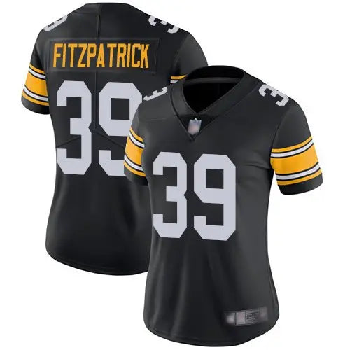 Steelers #39 Minkah Fitzpatrick Black Alternate Women's Stitched Football Vapor Untouchable Limited Jersey inbean