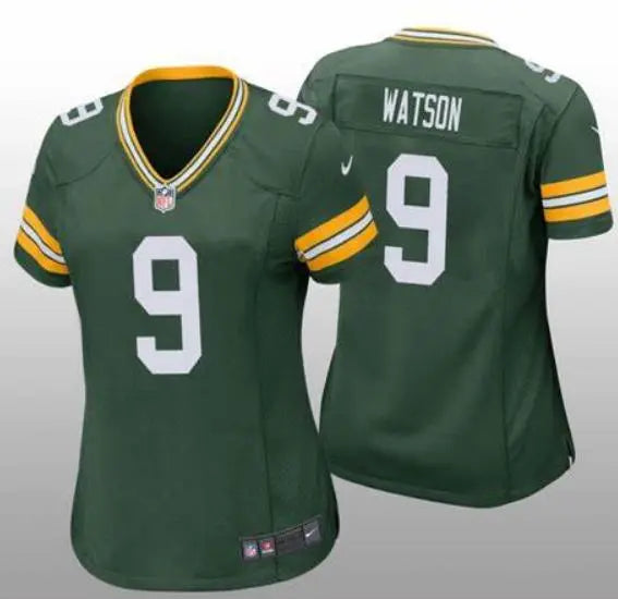 Women's Green Bay Packers #9 Christian Watson Green Vapor Untouchable Limited Stitched Football Jersey inbean